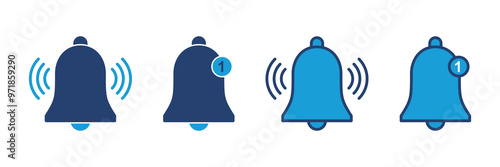Bell Icon vector. Notification icon for your web site design