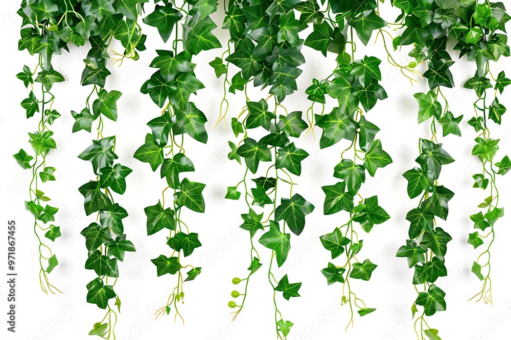 Plants and flowering vines are green. Plants and flowering vines are green.
