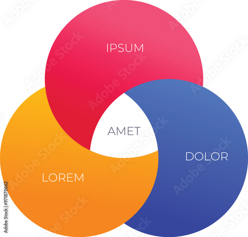 Modern infographic template is representing concept of connection