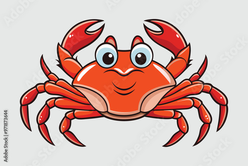 crab vector art illustration design. photo