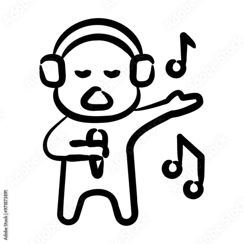 Singing Icon