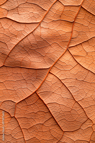 A close up of a leaf with a brown and dry texture photo