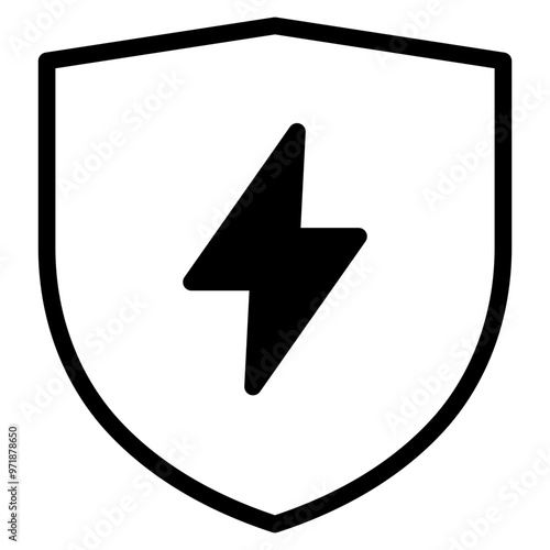 Free Download energy protection, shield with energy icon - GFXLoad