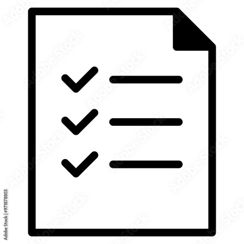 Document checklist icon