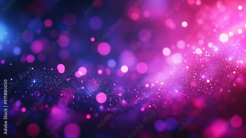 Defocused neon glow Light flare overlay Futuristic led illumination Blur ultraviolet magenta pink purple blue color radiance on dark abstract background : Generative AI Defocused neon glow Light flare overlay Futuristic led illumination Blur ultraviolet magenta pink purple blue color radiance on dark abstract background : Generative AI