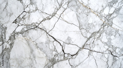 white carrara statuario marble texture background calacatta glossy marble with grey streaks satvario tiles banco superwhite ittalian blanco catedra stone texture for digital wall and f : Generative AI photo