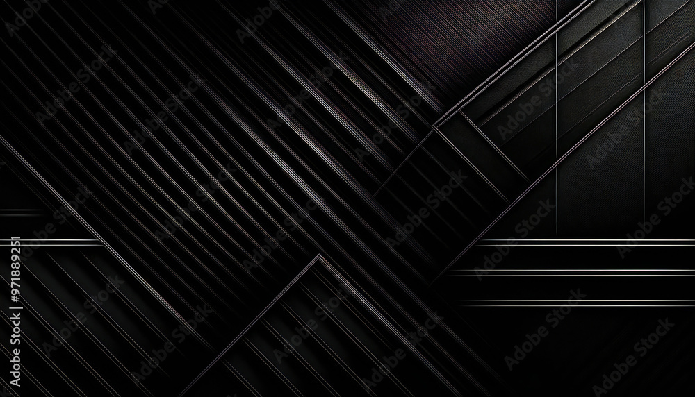 Obraz premium Background. Abstract black background material. Geometric pattern. Black background material.
