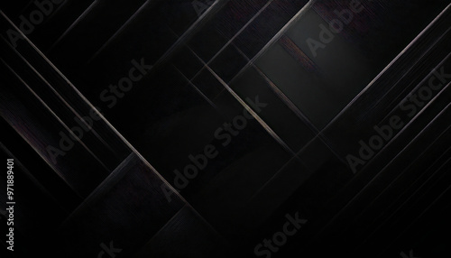 Background. Abstract black background material. Geometric pattern. Black background material.