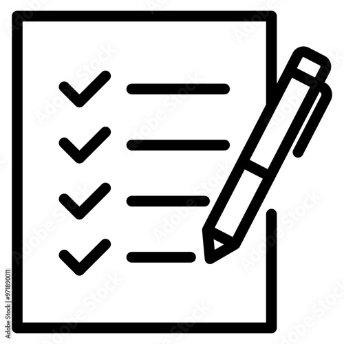 Document checklist icon