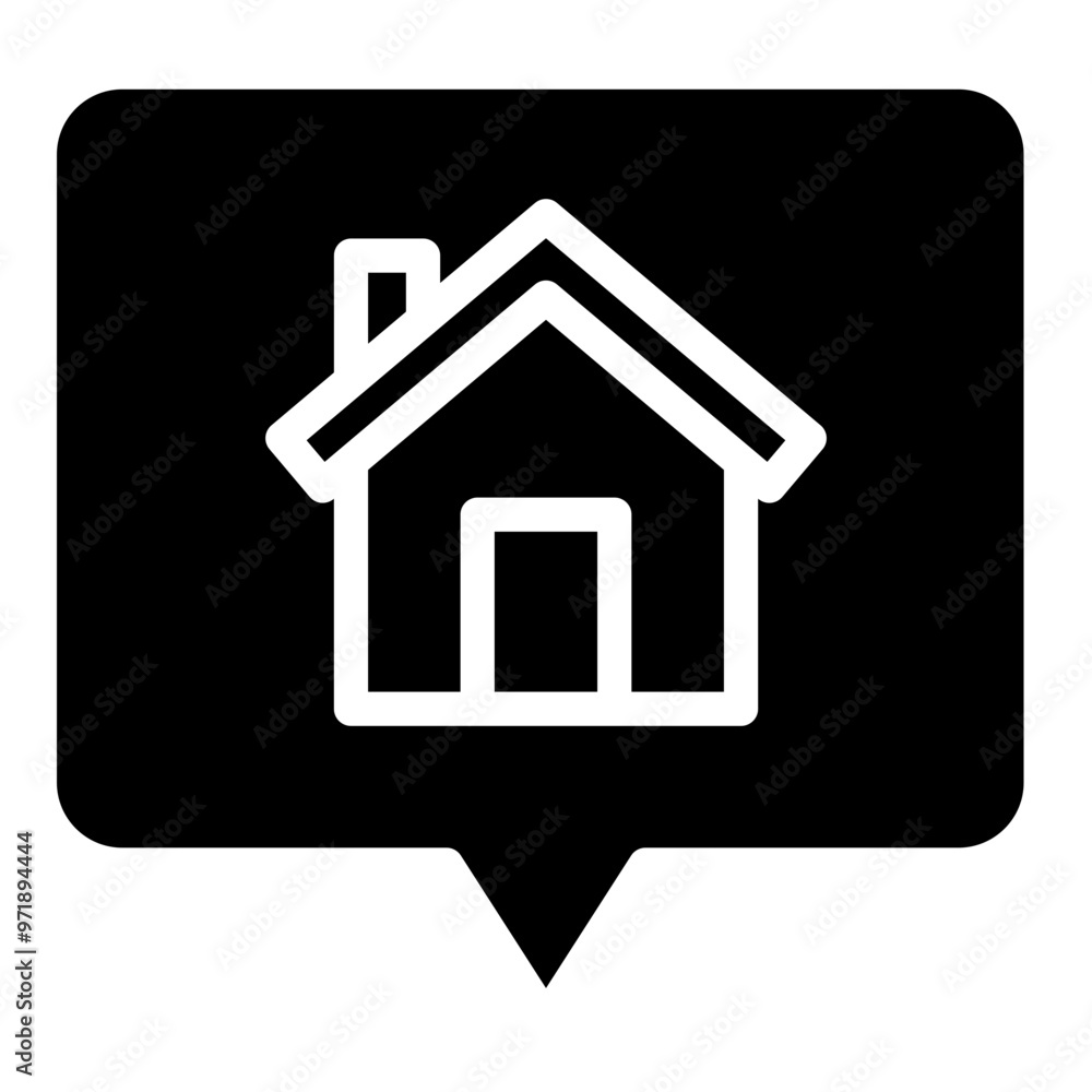 chat with house icon chat with house icon