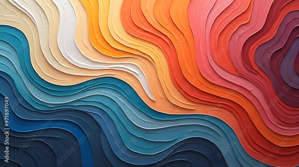abstract colorful background waves abstract colorful background waves