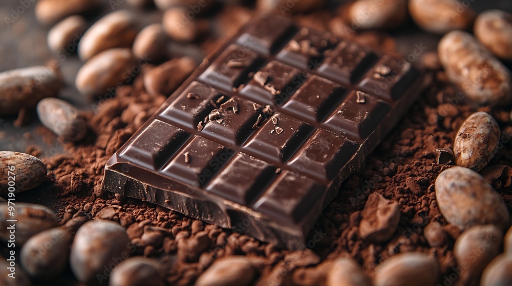 Hand made bean to bar chocolate : Generative AI Hand made bean to bar chocolate : Generative AI