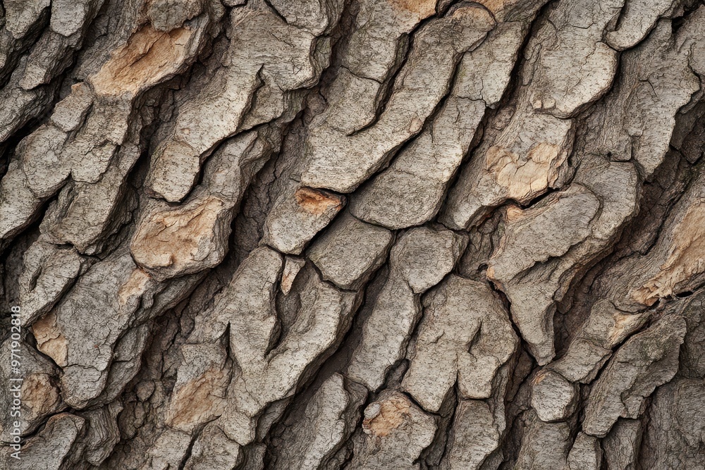 Close-up Texture of Rough Tree Bark with Deep Cracks Close-up Texture of Rough Tree Bark with Deep Cracks
