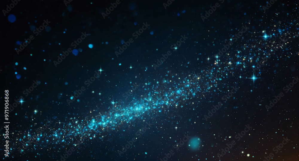 Glittering stars glowing night abstract background Glittering stars glowing night abstract background