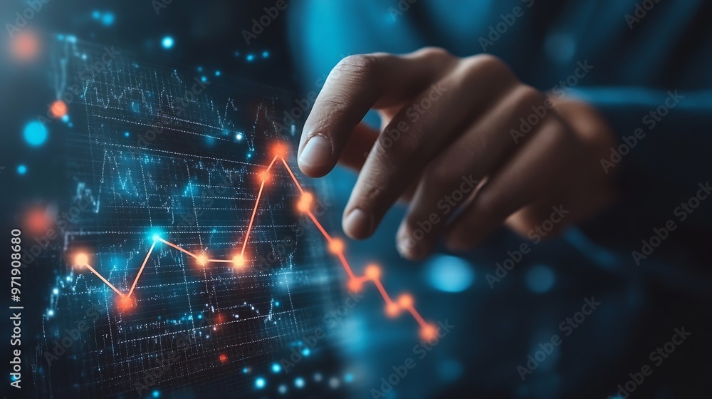 Businessman touching increase arrow graph corporate future growth year 2023 to 2024 New Goals with Plans and Visions for Next Year 2024 Opportunity challenge and business strategy : Generative AI Businessman touching increase arrow graph corporate future growth year 2023 to 2024 New Goals with Plans and Visions for Next Year 2024 Opportunity challenge and business strategy : Generative AI