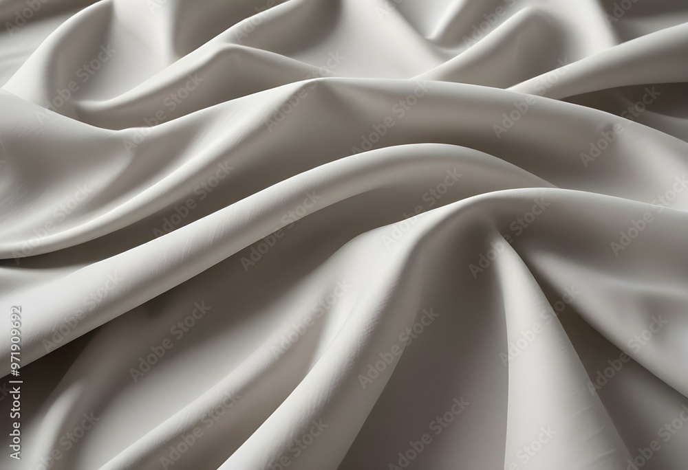 Obraz premium Swirling black and white fabric