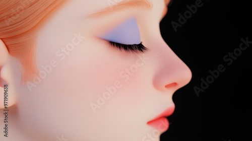 Makeup, face shots