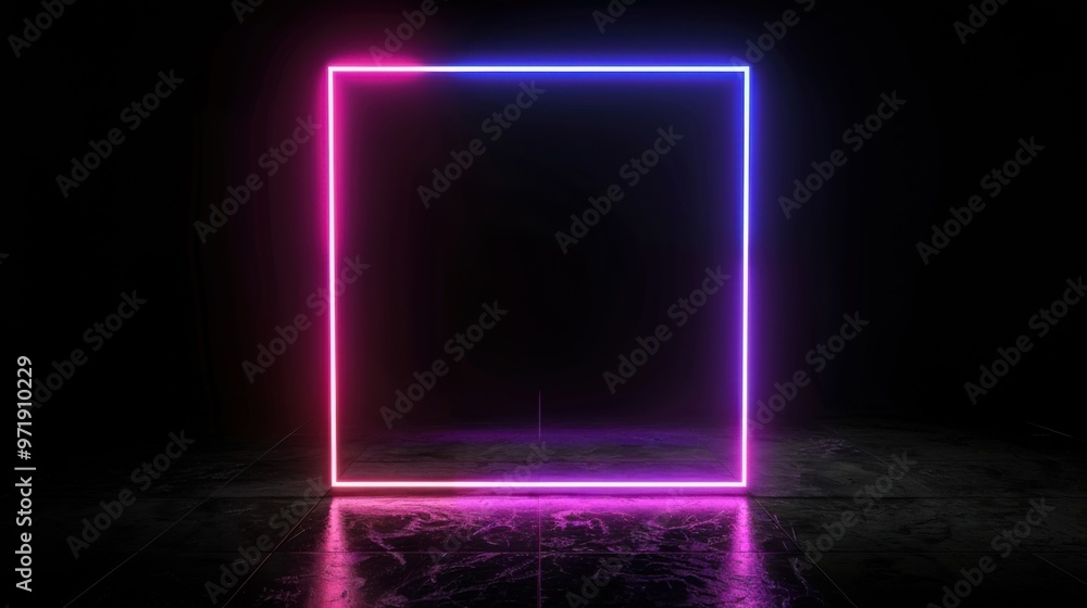 3D abstract background with neon lights. neon tunnel. 3D abstract background with neon lights. neon tunnel.