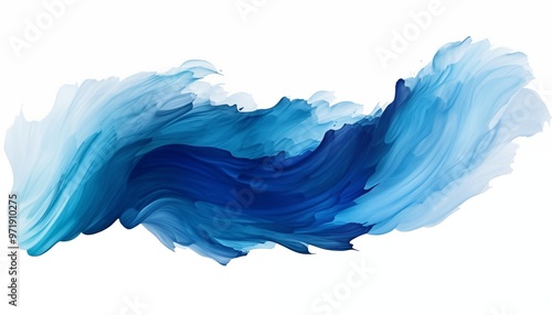 blue blue paint water splash