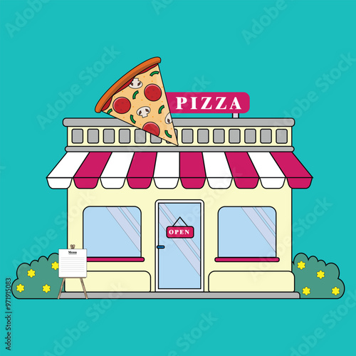 Beautiful Pizza Store Design Ideas