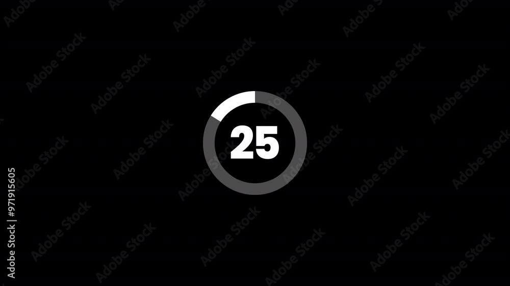 Circle countdown timer thirty seconds animation from 30 to 0 seconds on transparent background with alpha channel, 30 second countdown timer, Countdown video Circle countdown timer thirty seconds animation from 30 to 0 seconds on transparent background with alpha channel, 30 second countdown timer, Countdown video