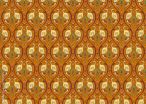 アジア調パターン39（茶色）