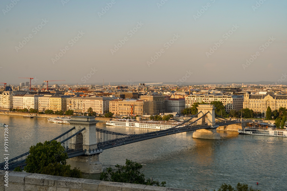 panoramic view of budapest and the Danube iver from Budavàr Castle panoramic view of budapest and the Danube iver from Budavàr Castle