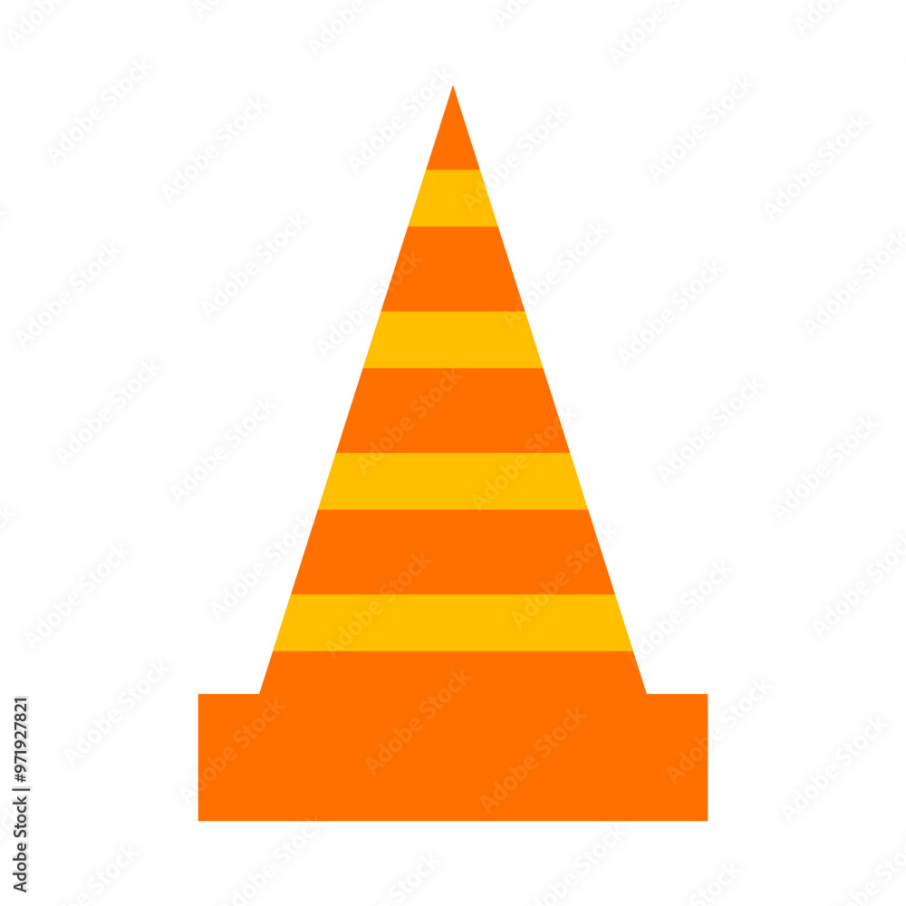 cone of construction tool flat icon collections cone of construction tool flat icon collections