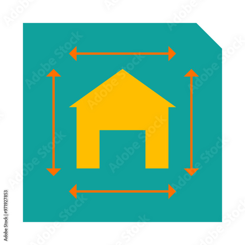 constructor plan of construction tool flat icon collections