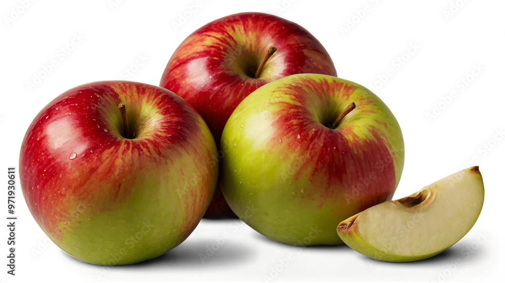 collection of fresh apples isolated on transparent background collection of fresh apples isolated on transparent background