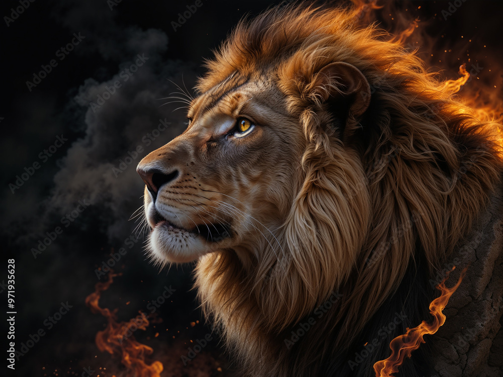 Lion & fire Lion & fire
