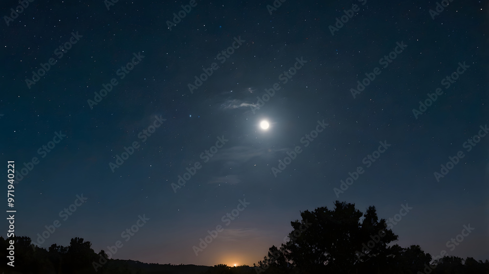 Naklejka premium sky with stars