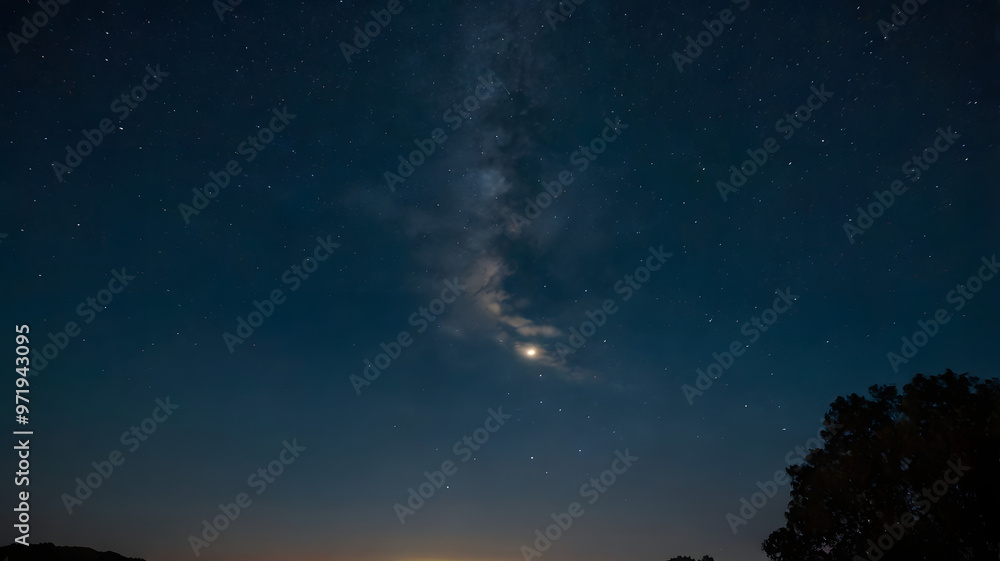 Naklejka premium sky with stars