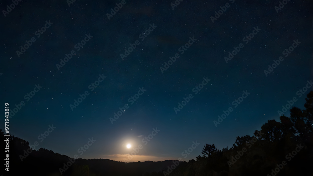 Naklejka premium sky with stars