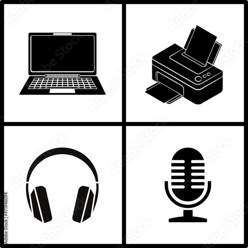 four elements of electronic devices