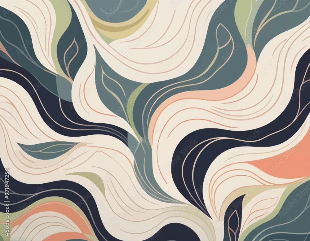 abstract seamless leaf pattern background abstract seamless leaf pattern background