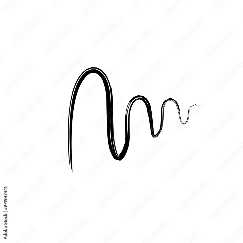 chalk wave abstract lines chalk wave abstract lines