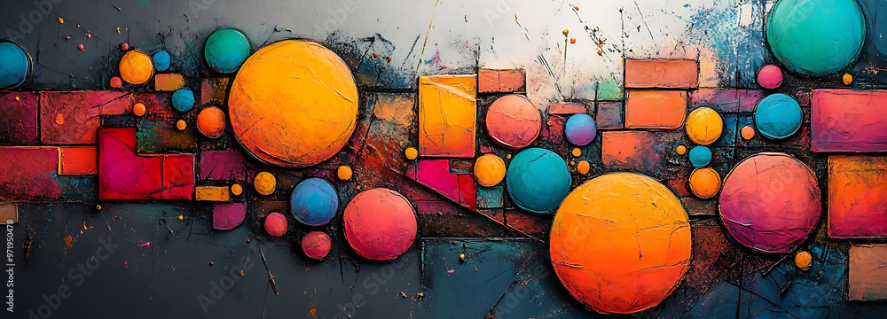 Modern Abstract Art. 3d render Modern Abstract Art. 3d render