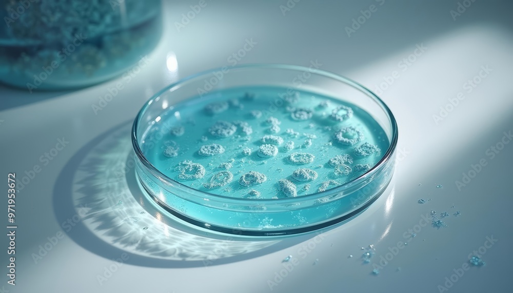 Crystalline beauty in a scientific setting Crystalline beauty in a scientific setting