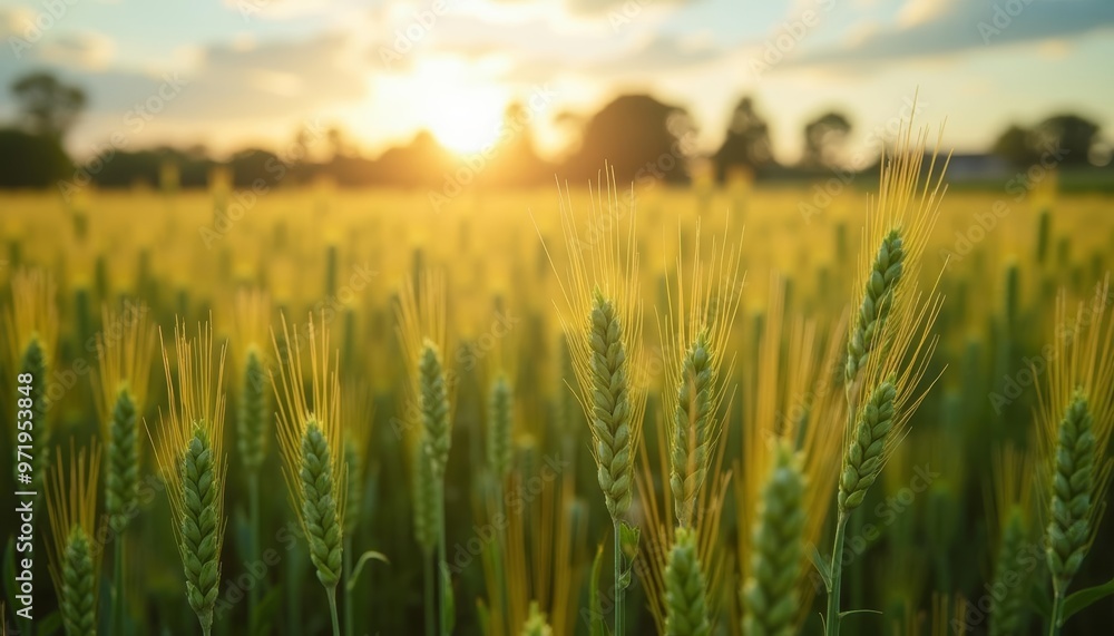 Harvests Happiness A Golden Sunrise Harvests Happiness A Golden Sunrise