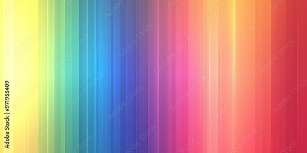 Abstract Rainbow Gradient of Vertical Stripes Abstract Rainbow Gradient of Vertical Stripes