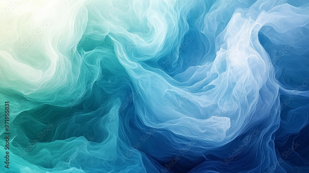 Abstract Blue and White Swirling Lines Background Abstract Blue and White Swirling Lines Background