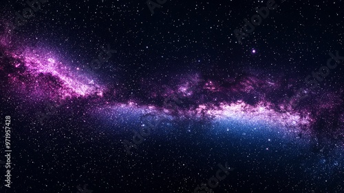 Night Sky Galaxy Stars Milky Way Space Background