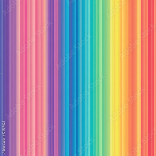 Abstract Rainbow Stripe Background