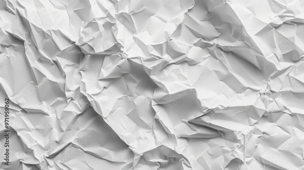 Obraz premium Crumpled paper poster texture background generative ai