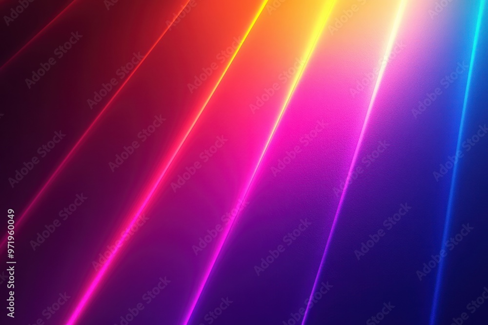Diagonal Lines of Vibrant Color on a Dark Background Diagonal Lines of Vibrant Color on a Dark Background