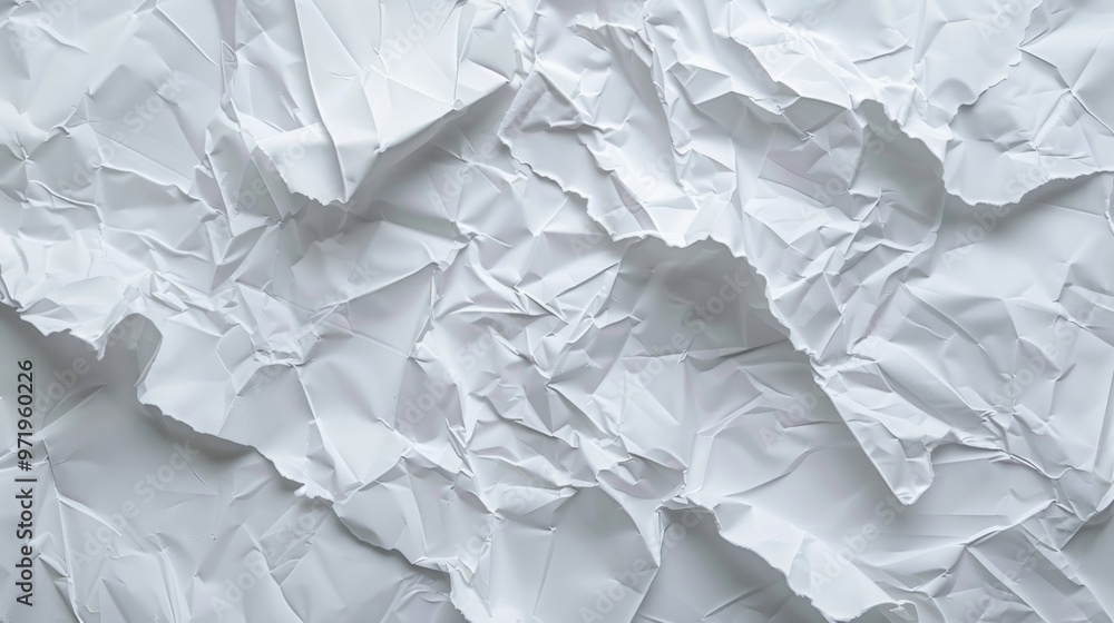 Fototapeta premium Crumpled paper poster texture background generative ai