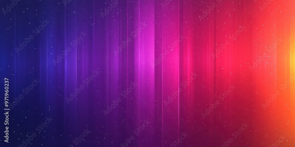 Abstract Background with Vertical Lines and Stars