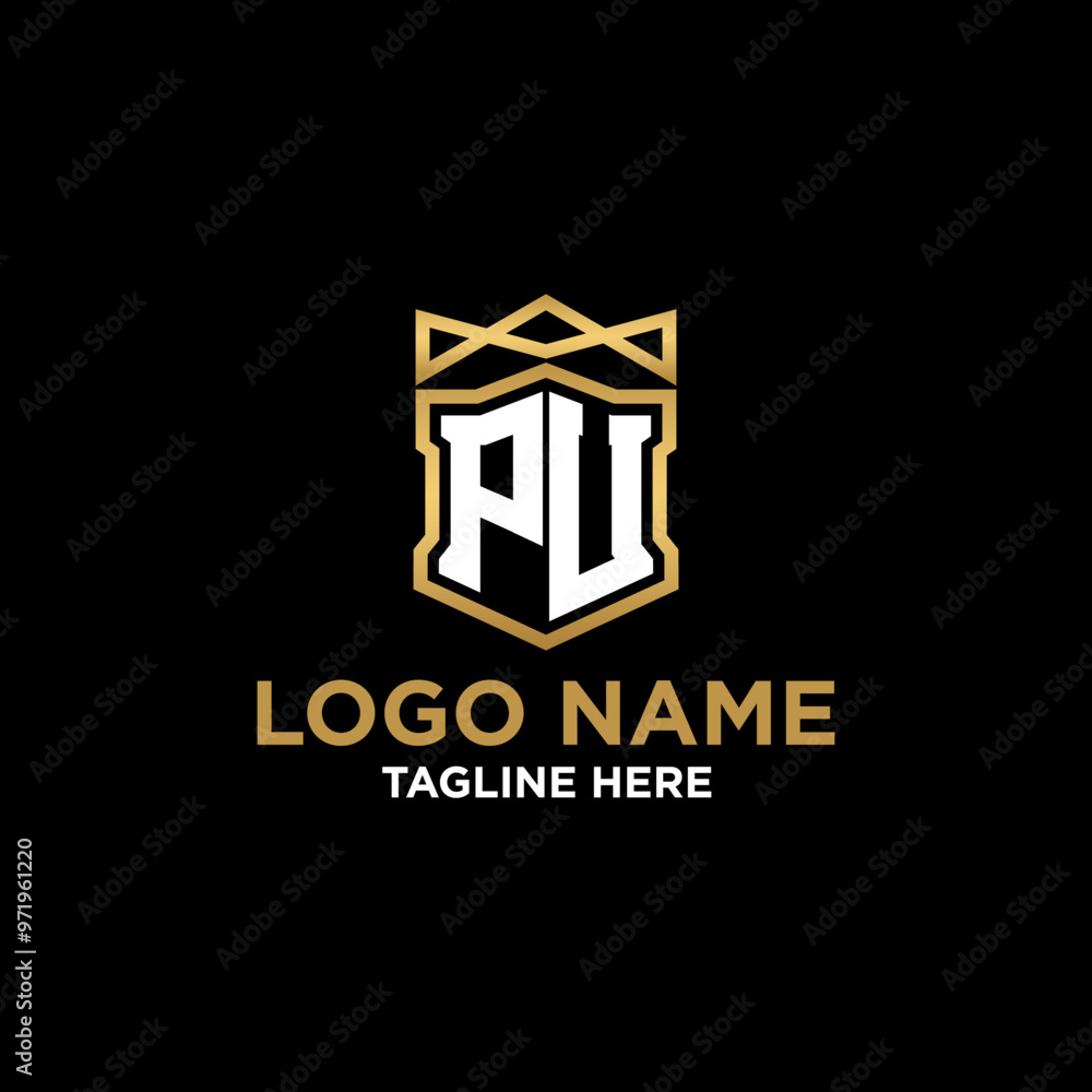 Initial logo P monogram Initial logo P monogram