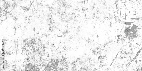 Grunge black and white crack paper texture design. Grunge surface wall cracks brushed plaster wall. Abstract seamless vector gray concrete texture. Gray distressed grunge texture or panorama wall art.